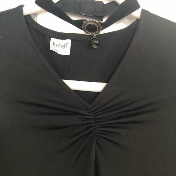 Spirit Halloween Dark Witch costume girls size‎ large 12/14 dress & choker - Picture 10 of 14